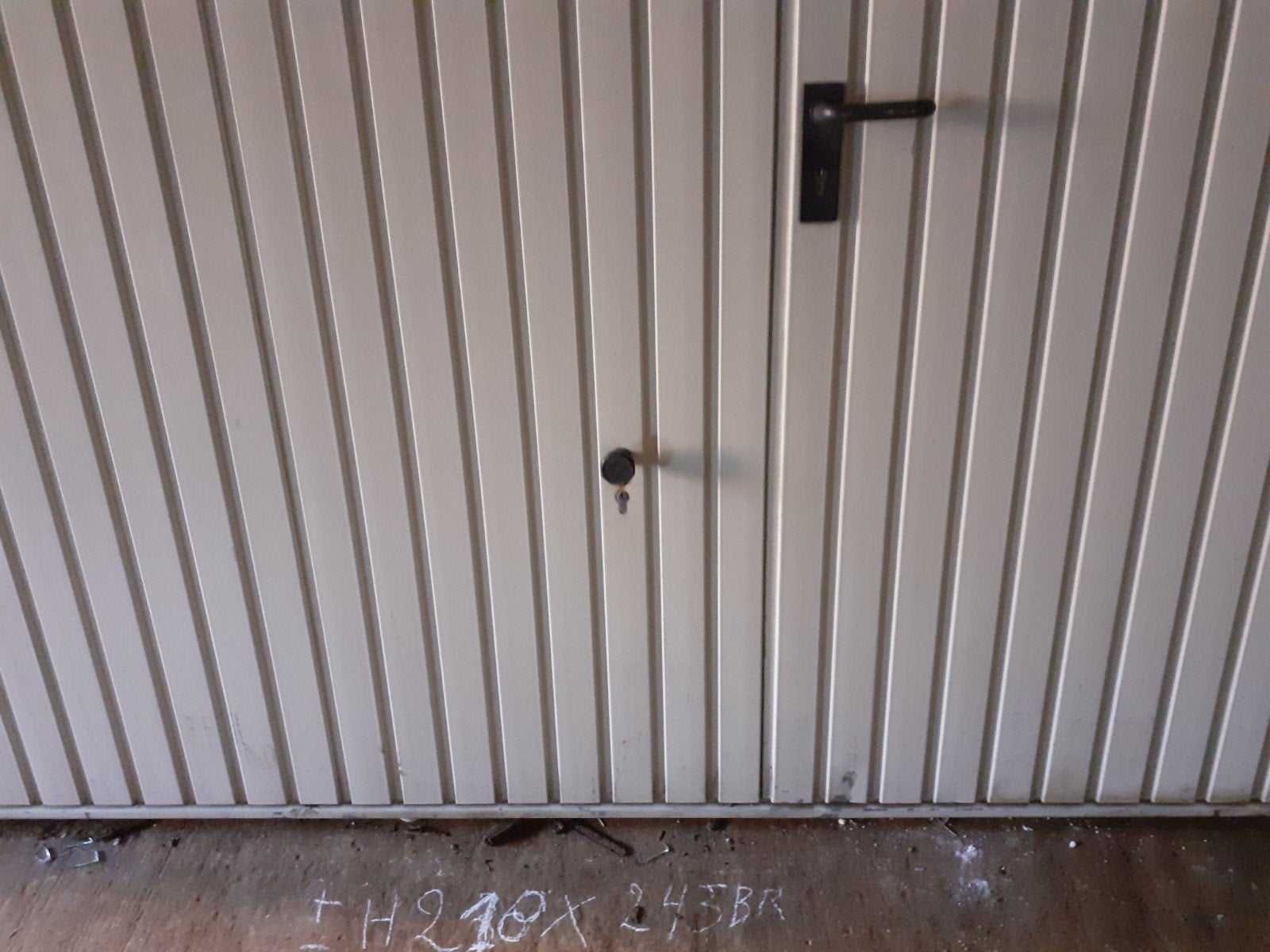 Garagepoort met deur, Doe-het-zelf en Bouw, Ophalen