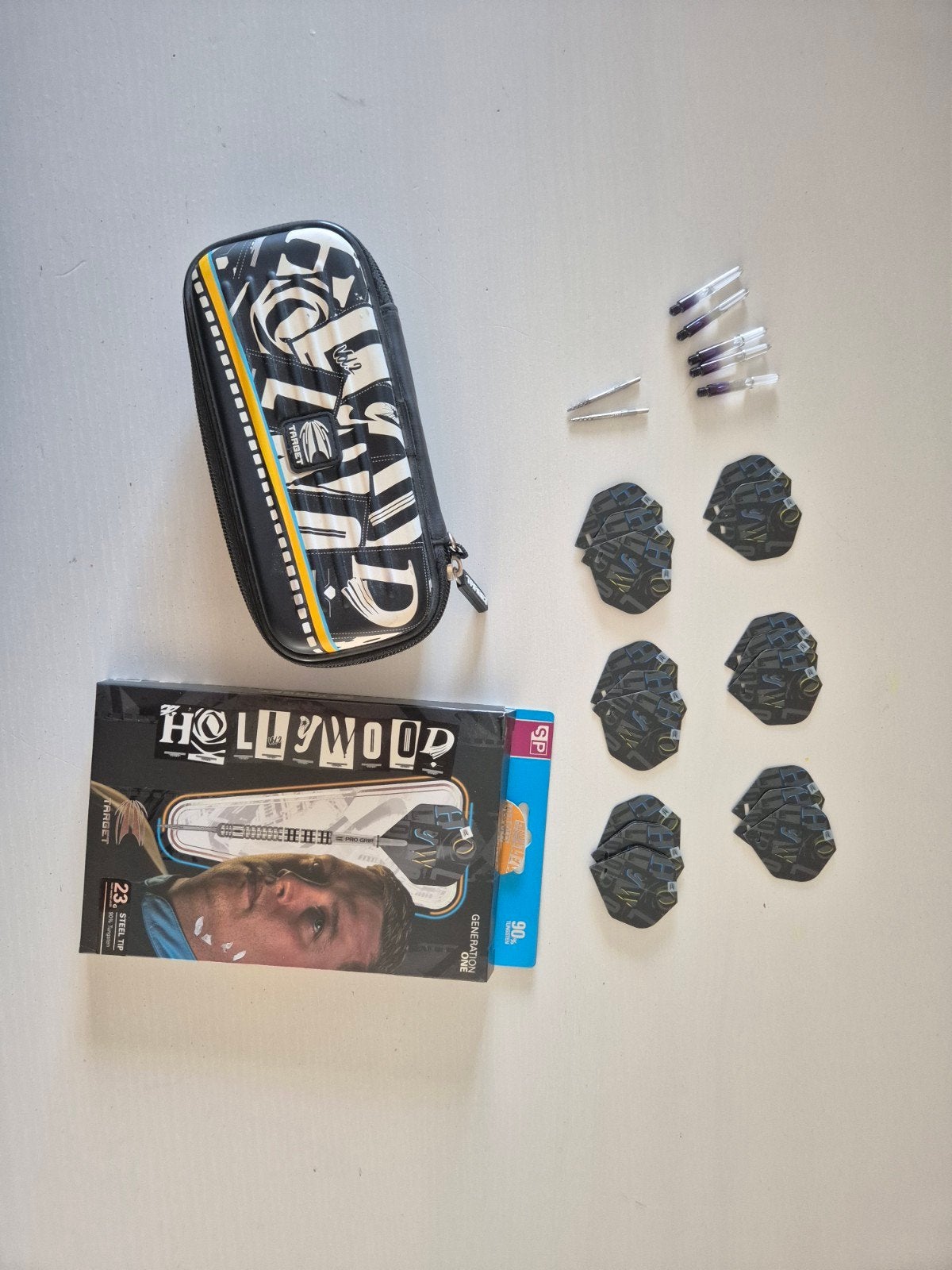 Target Chris Dobey SP gen1 in 23 gram + extra accessoires., Sport en Fitness, Darts, Ophalen, Flights