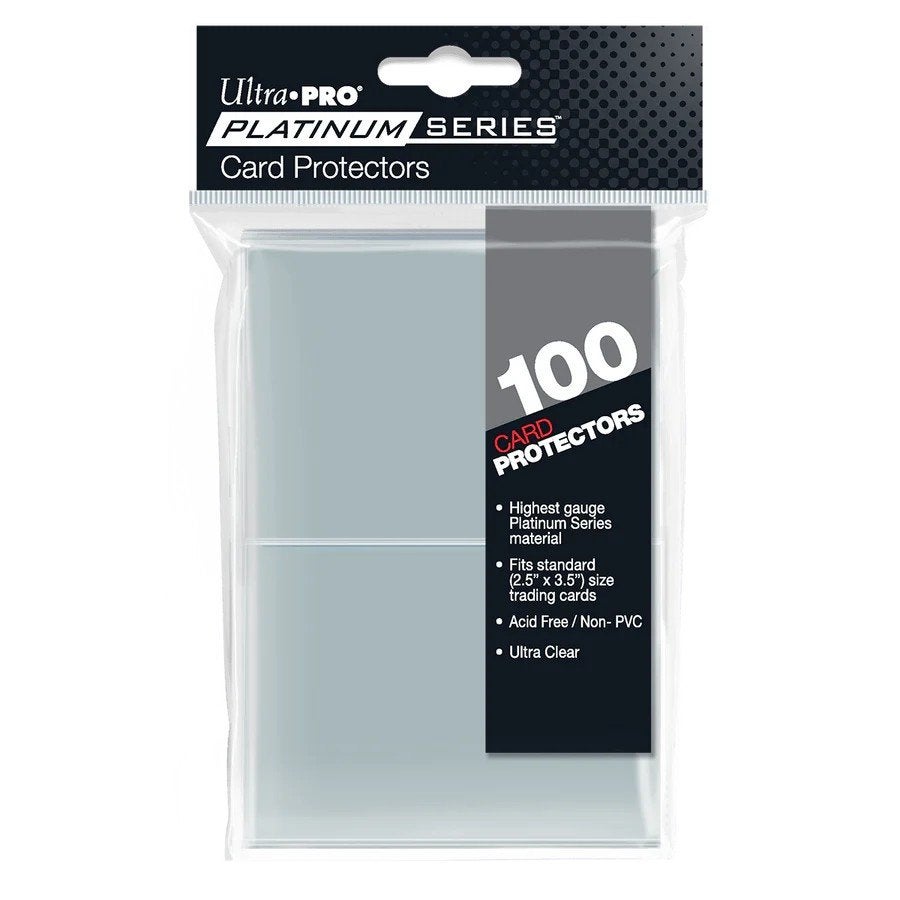 Ultra Pro Platinum Series Card Protector Sleeves 1Pack 100, Envoi, Utilisé