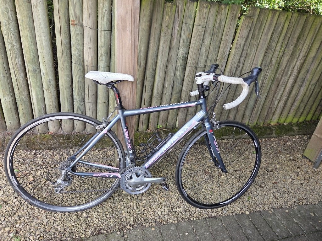 Merckx AFX1 dames koersfiets, Fietsen en Brommers, Gebruikt, Velgrem, Meer dan 20 versnellingen, Ophalen