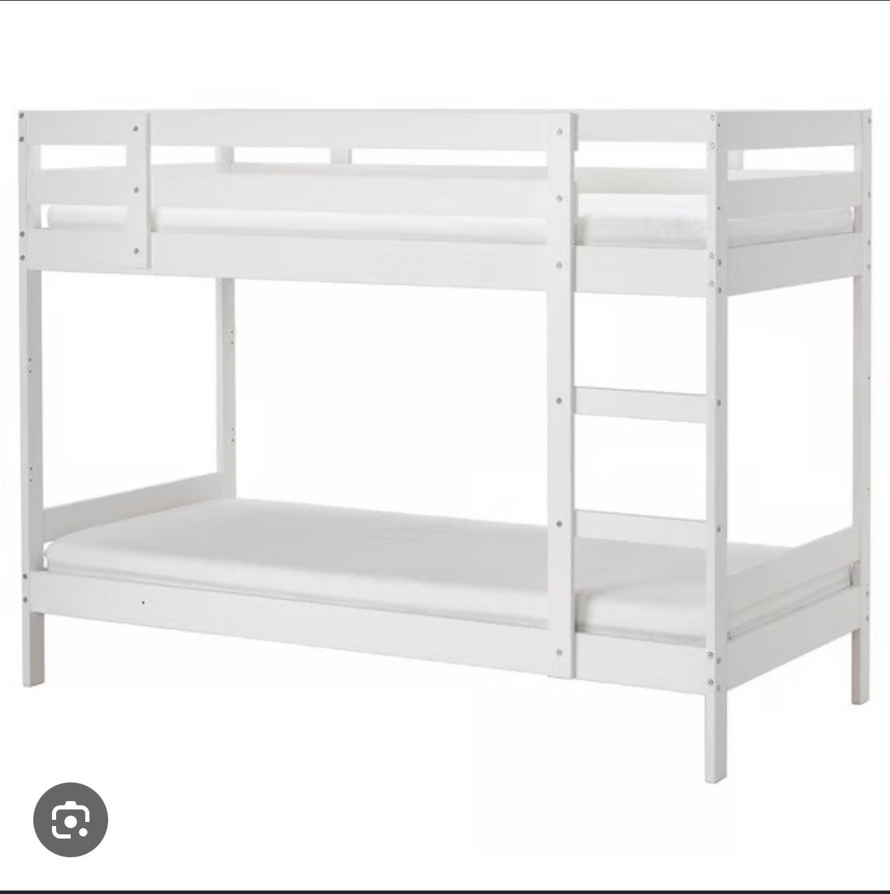Lit superpose ikea Mydal, 90 cm, Comme neuf, Enlèvement, Lits superposés