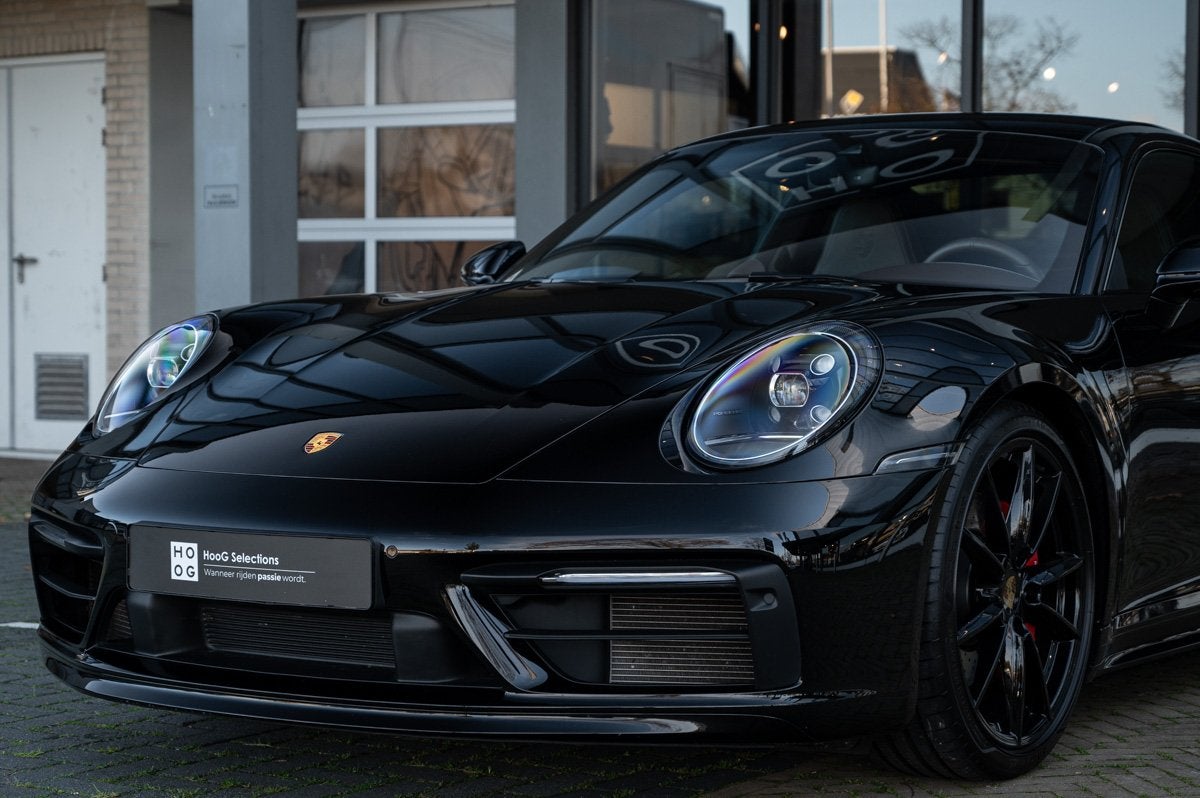 Porsche 911 992 Carrera 4S (bj 2020, automaat), Auto's, 4 zetels, Gebruikt, Overige kleuren, Leder