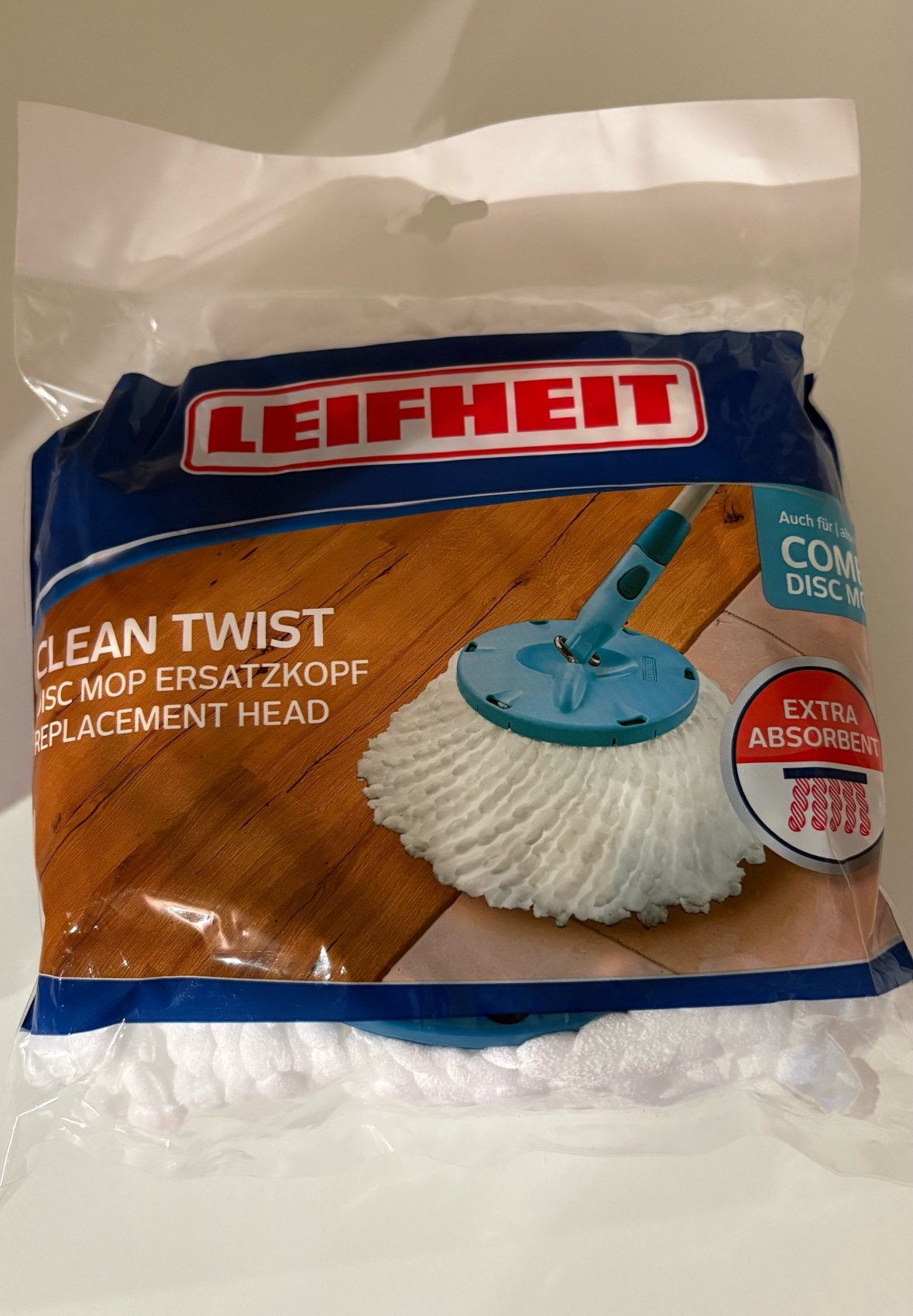 Leifheit clean twist - nieuw in gesloten verpakking, Huis en Inrichting, Schoonmaakartikelen, Ophalen of Verzenden, Mop of Dweil