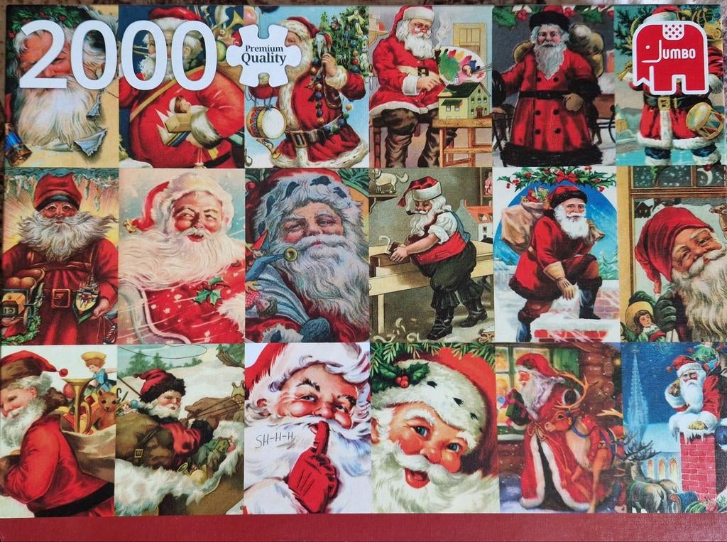 Puzzels Jumbo en Castorland 2000 stuks, Enlèvement, Plus de 1 500 pièces, Comme neuf, Puzzle