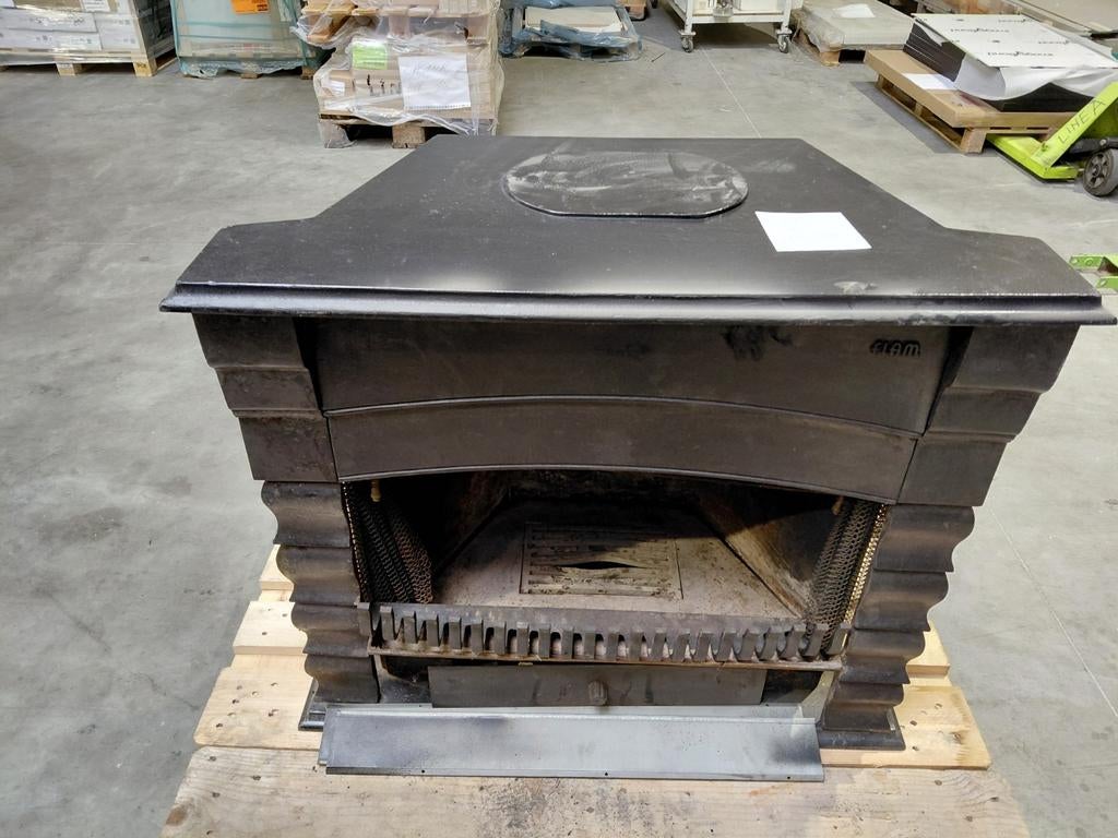 Kachel open haard, Ophalen