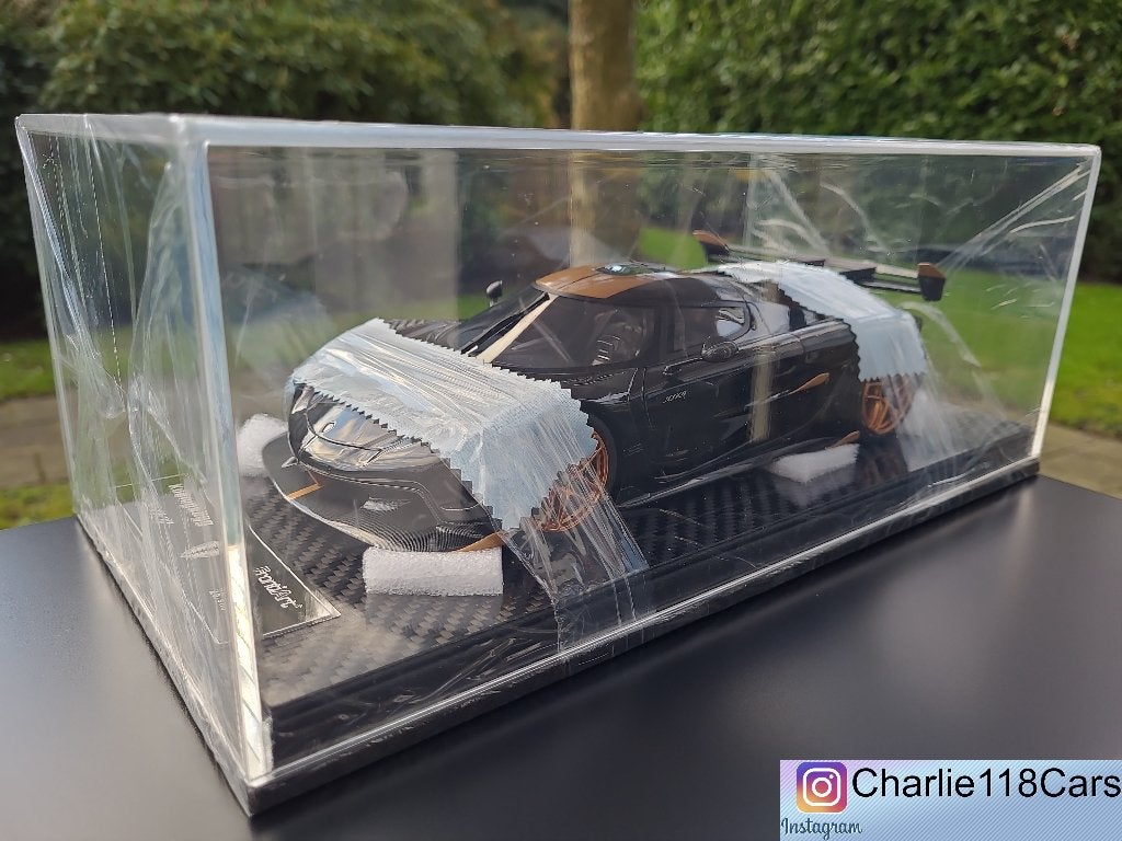 FrontiArt 1/18 Koenigsegg Jesko – Jet Black / Gold wheels, Ophalen of Verzenden, Nieuw
