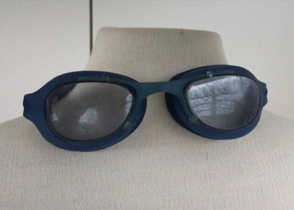 Lunettes de natation bleu foncé Tribord, Enlèvement ou Envoi, Utilisé, Lunettes de plongée ou Tuba