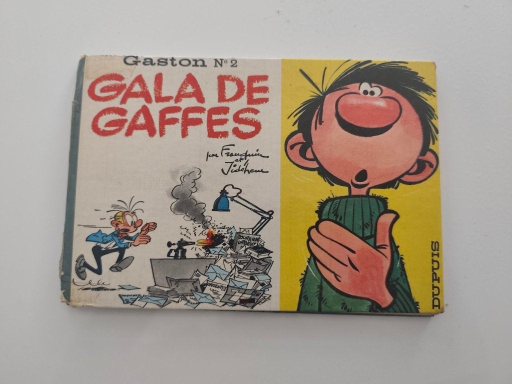 Gaston Lagaffe n2 – Gala de Gaffes - eo 1963, Livres, BD, Enlèvement ou Envoi, Utilisé, Franquin