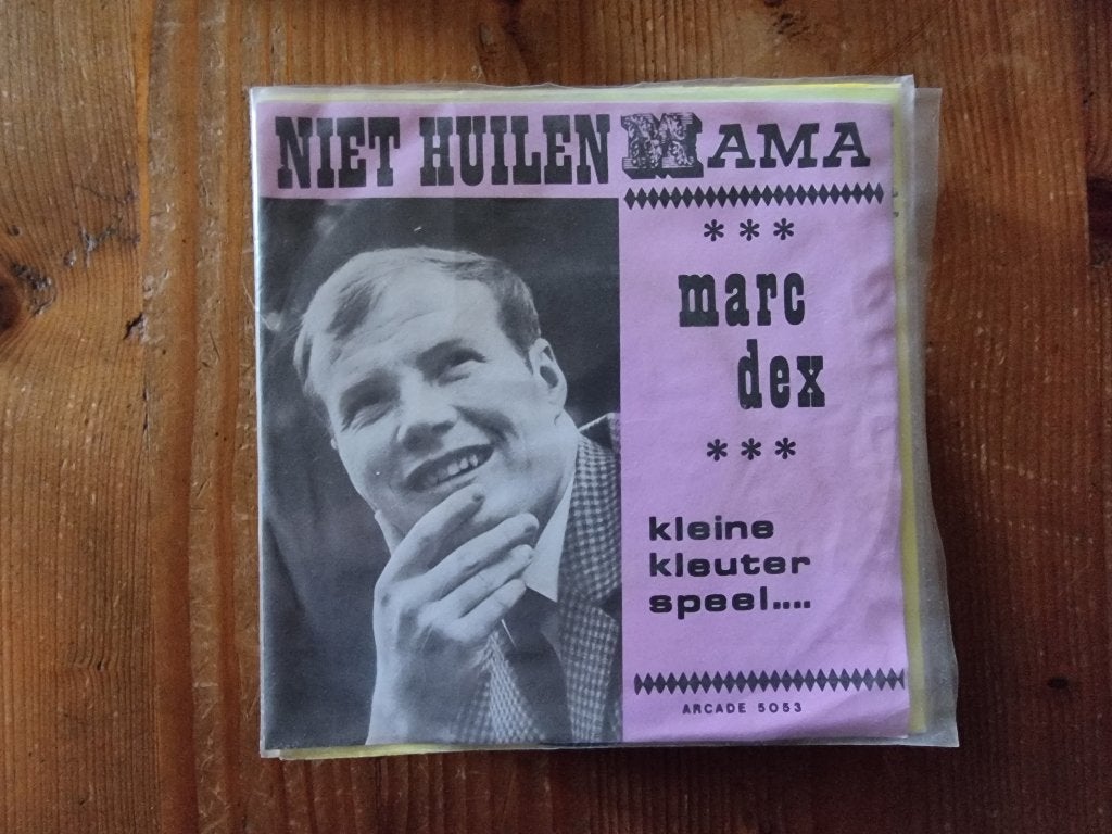 7" Marc Dex - Niet huilen, mama, CD & DVD, Vinyles Singles, Utilisé, En néerlandais, 7 inch, Enlèvement ou Envoi