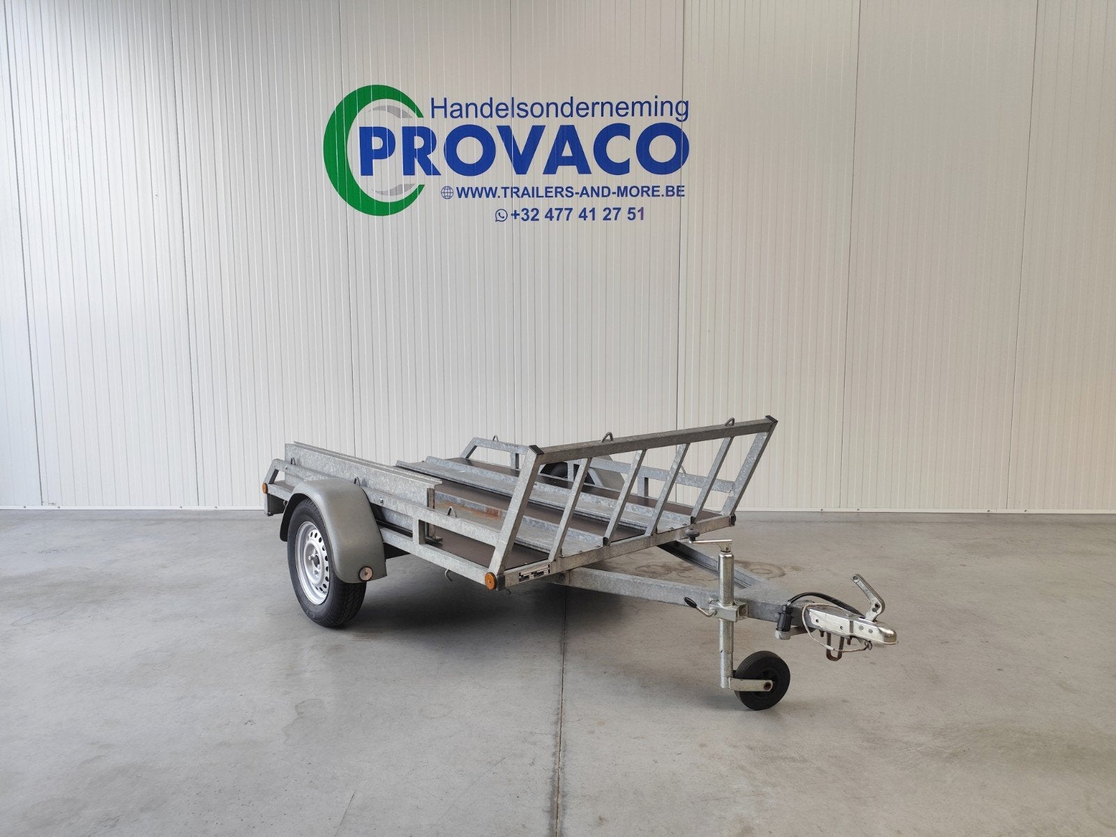 motortrailer voor 1 en/of 2 motoren, Motoren, Ophalen