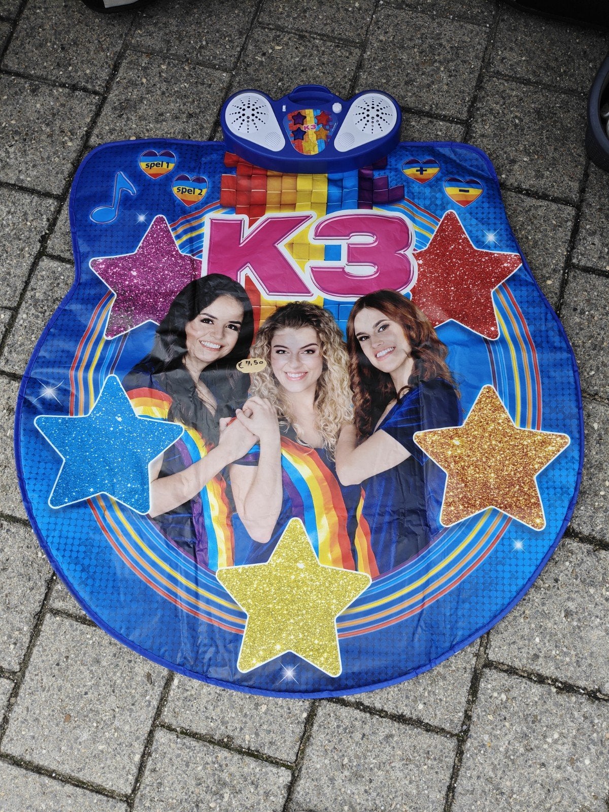 K3 dansmat, Ophalen, Gebruikt