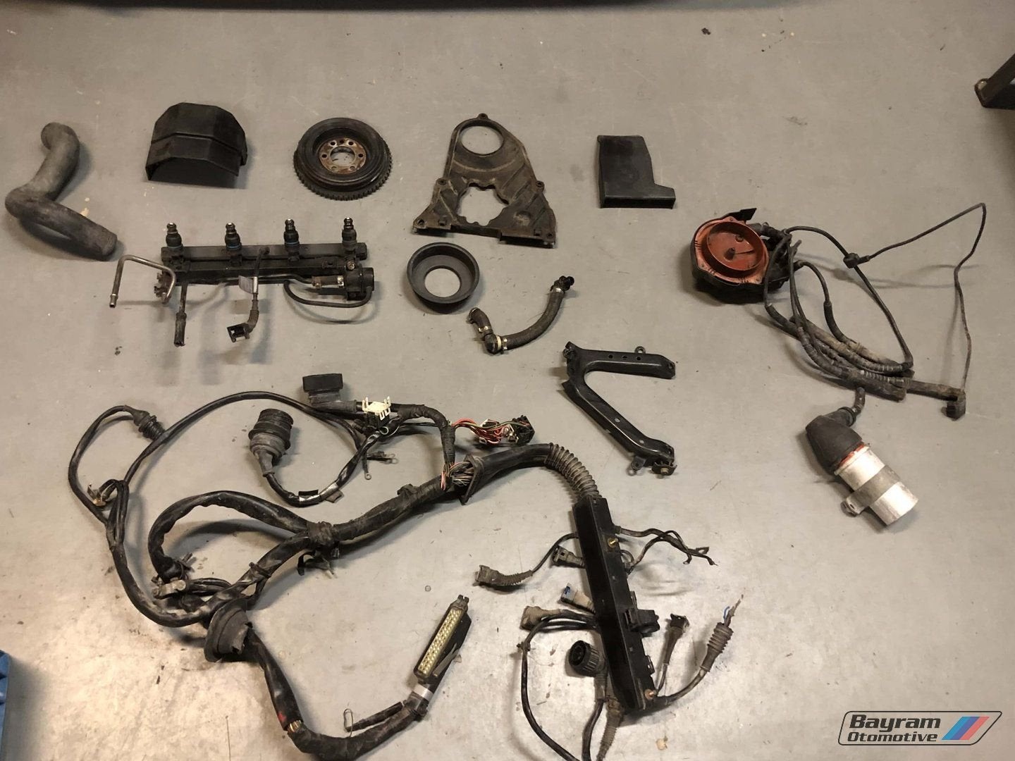 Bmw E30 318i motorkabelboom m40 en diverse delen 3-serie b18, Gebruikt, -, -, Ophalen of Verzenden