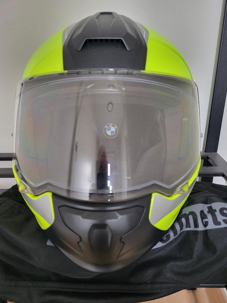 Fluo BMW Motor helm Carbon system 7 maat 62/63, Motoren, Kleding | Motorhelmen, Systeemhelm, Heren, XXL, Tweedehands