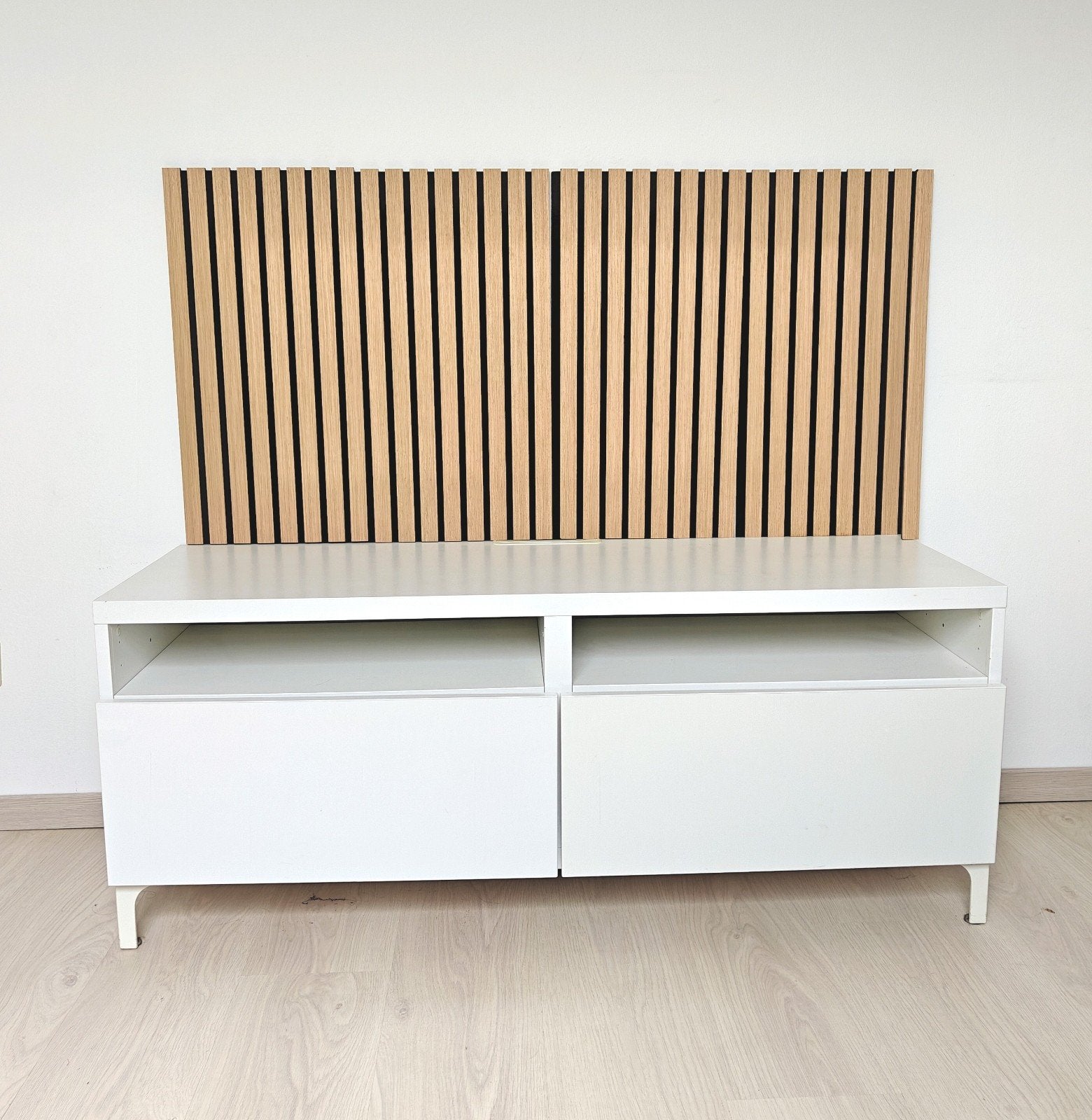 IKEA meubel wit met 2 lades modern, Enlèvement