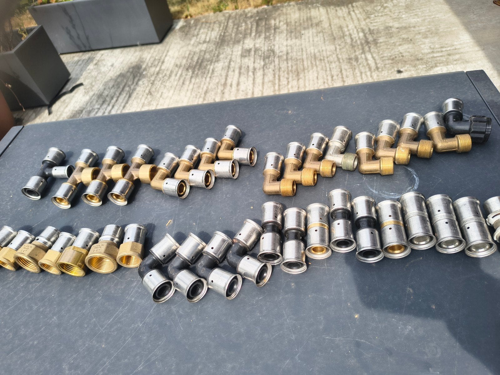 Perskoppelingen voor alupex/henco buis 26mm, Enlèvement