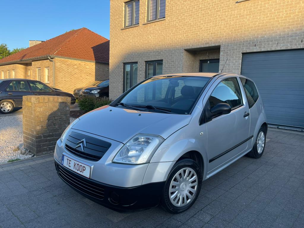Citroen C2 1.1 Benzine 2008 Start Rijd Goed  Gekeurd 2950€, Autos, Citroën, Argent ou Gris, Achat, Entreprise, Boîte manuelle