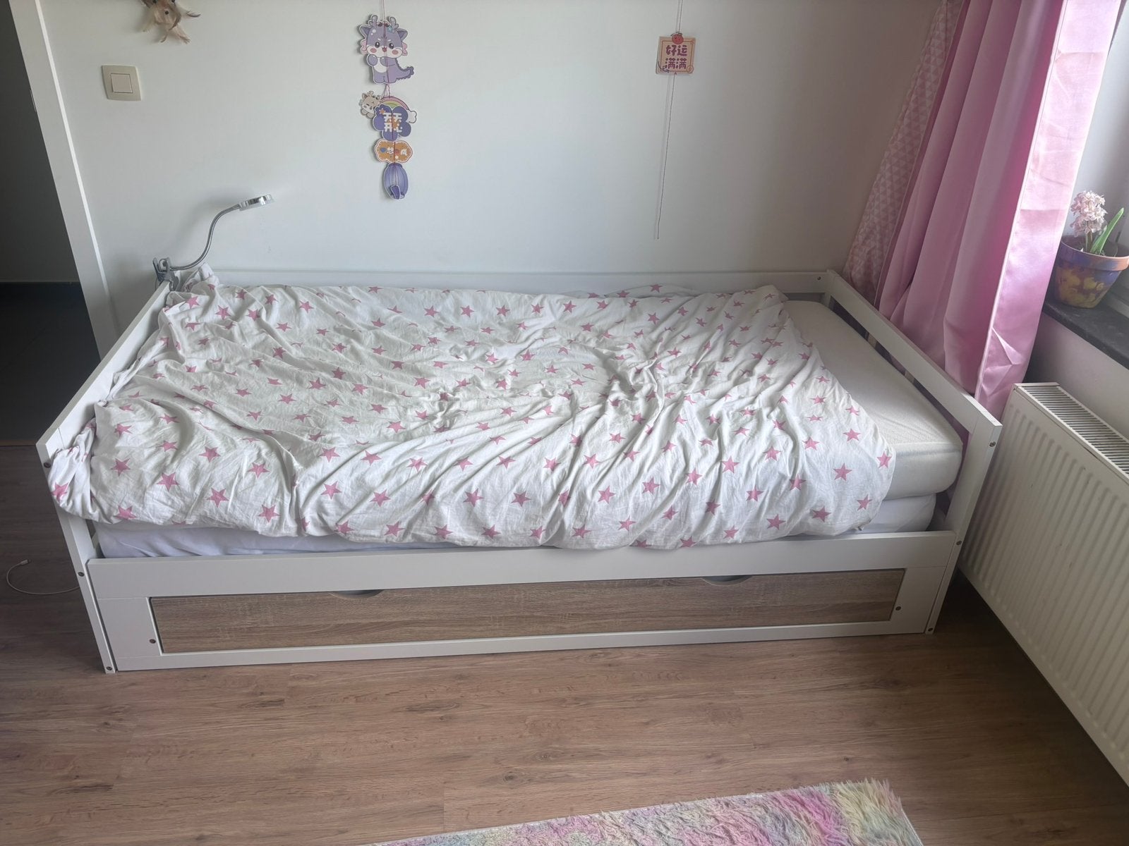 Lit extensible avec tiroir de rangement, Maison & Meubles, Chambre à coucher | Lits, Comme neuf, Une personne, 90 cm, 190 cm ou moins