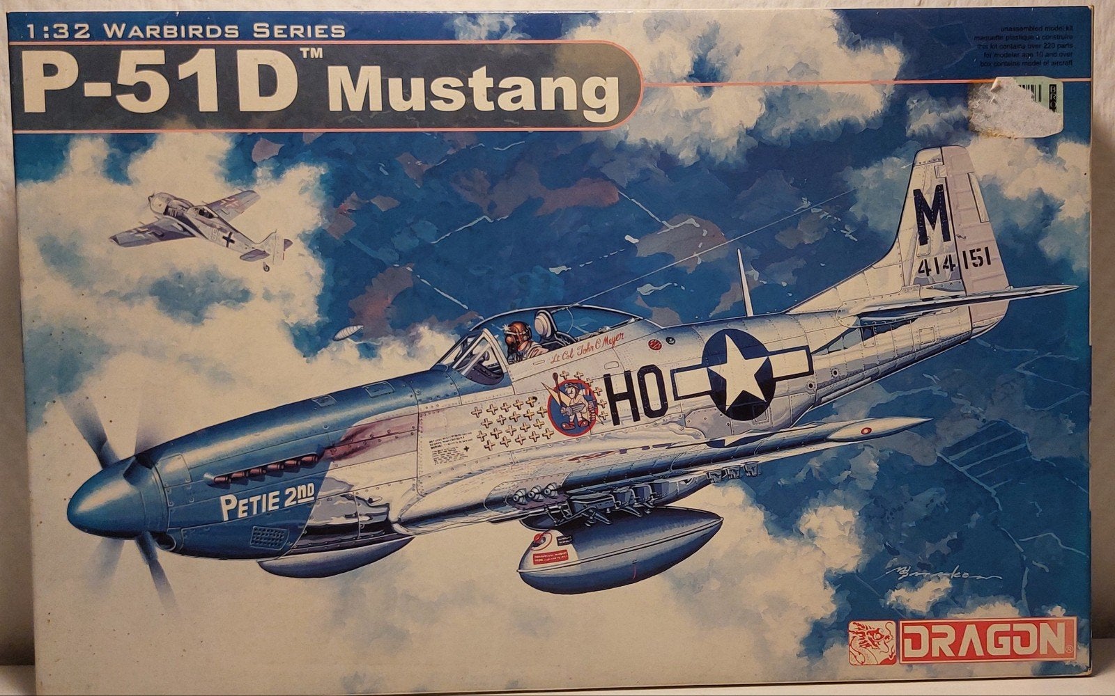 Kit de maquette en plastique Dragon P-51 D Mustang 1/32., Neuf, Enlèvement ou Envoi, Avion, Plus grand que 1:72