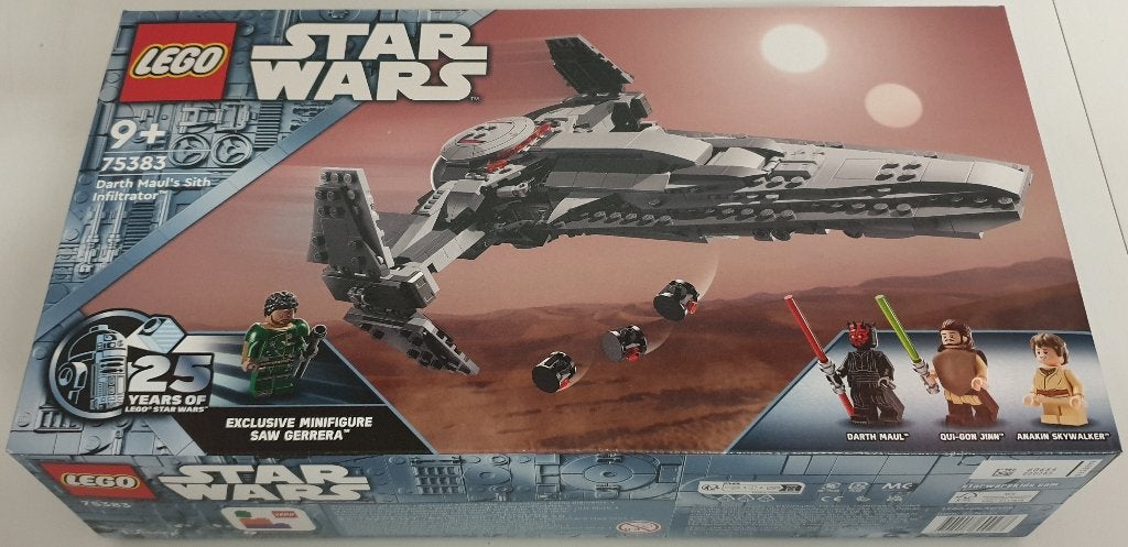 LEGO 75383 L'infiltrateur Sith de Dark Maul - NEUF ET SCELLÉ, Neuf, Lego, Ensemble complet, Pièces supplémentaires incluses