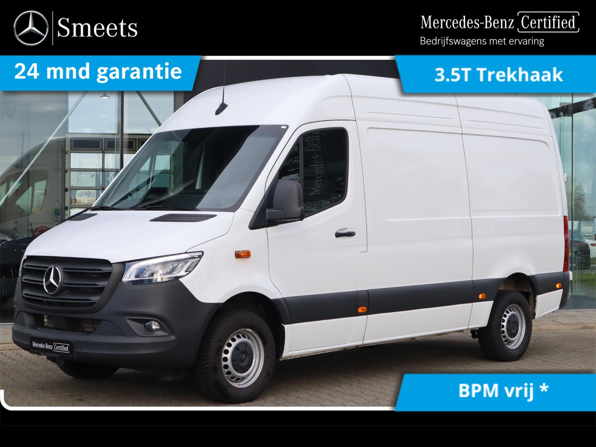 Mercedes-Benz Sprinter 317 CDI L2H2 FACELIFT LED 3.5T TREKHA, Automaat, 4 deurs, Euro 6, 4 cilinders