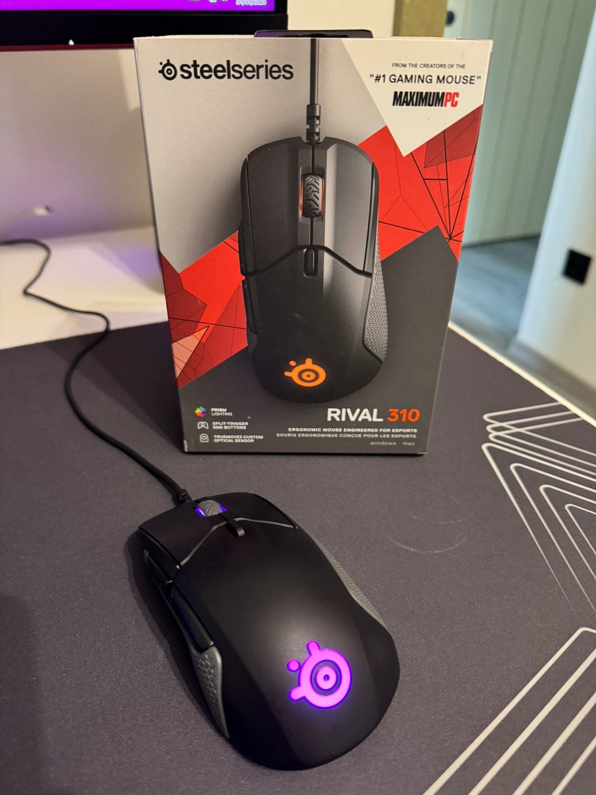 Steelseries Rival 310, Computers en Software, Muizen, Rechtshandig, Muis, Gaming muis, Ophalen of Verzenden