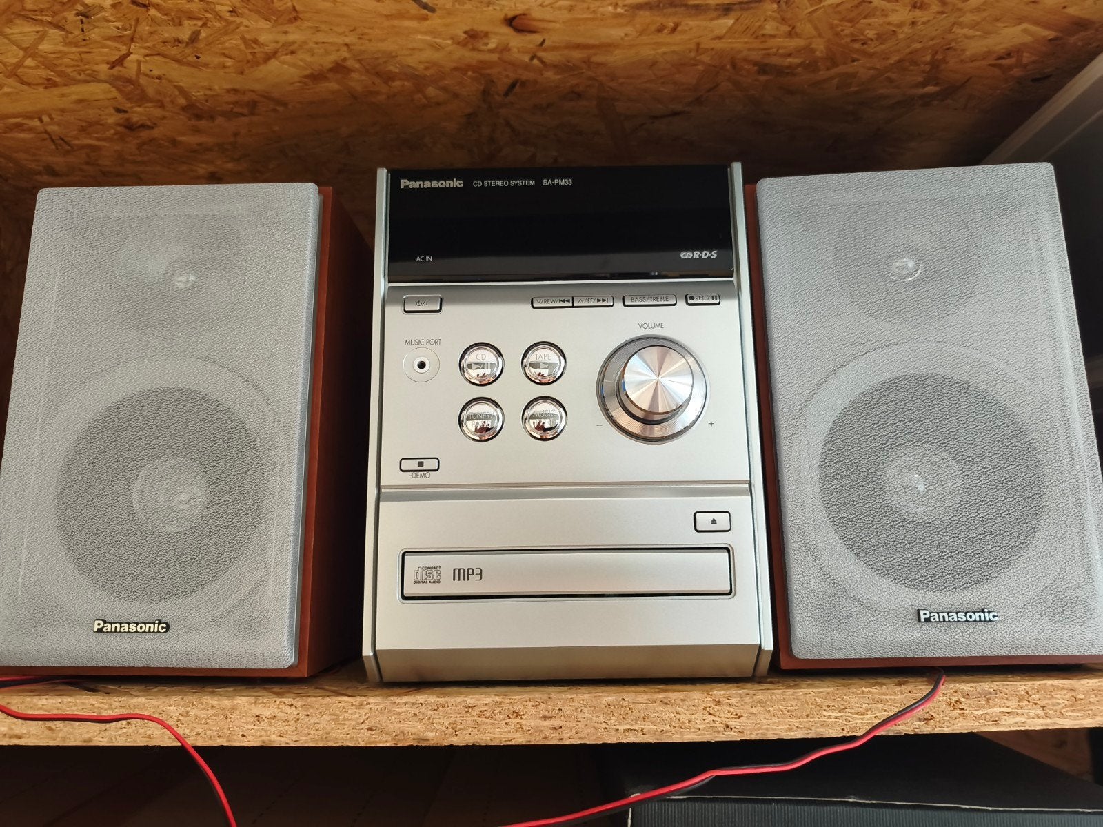 Panasonic stereo setje, Ophalen