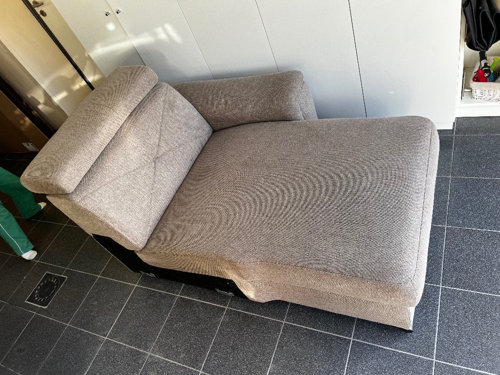 Gratis longchair, Maison & Meubles, Canapés | Sofas & Chaises Longues, Enlèvement, Utilisé, Une personne, Tissus