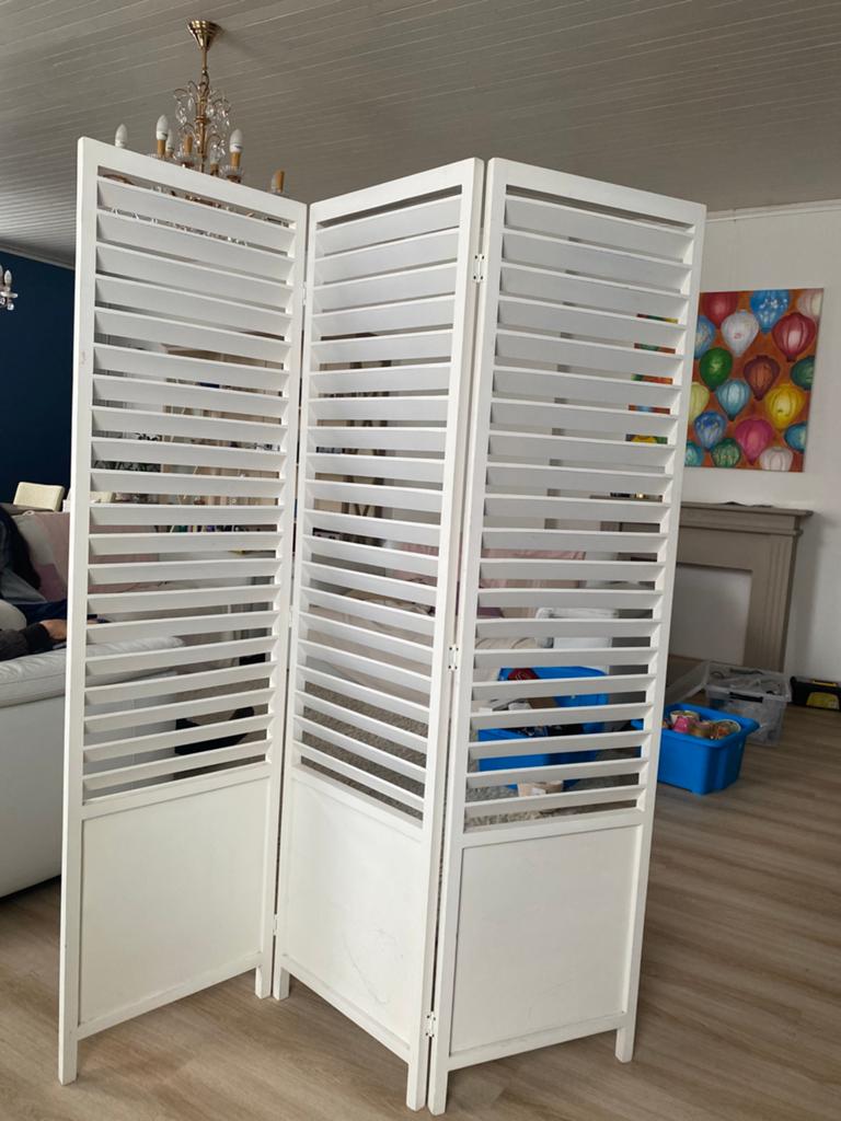 Paravent H169 cm, largeur 135 (3x45cm), Enlèvement, Utilisé