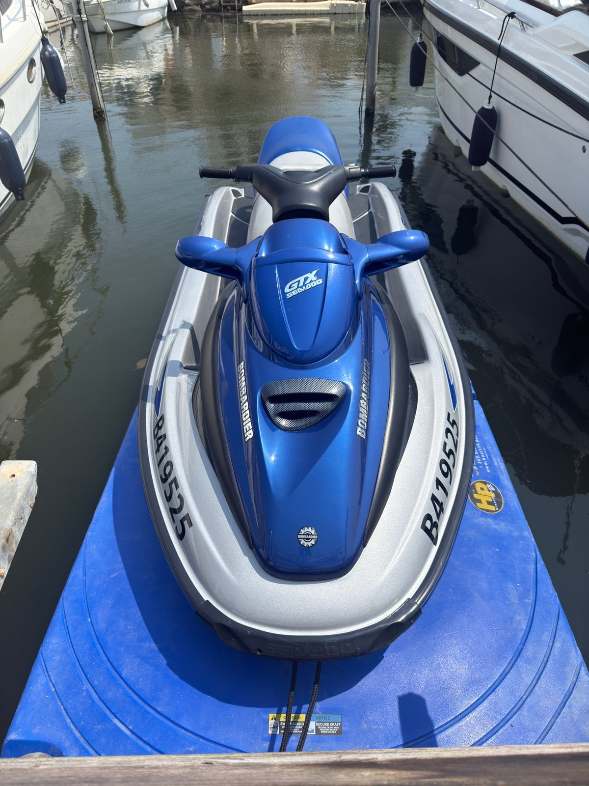 Sea-Doo GTX DI 951 – 136 ch – Année 2001 – Avec remorque, Ophalen, Gebruikt, Drie personen of meer, Overige typen