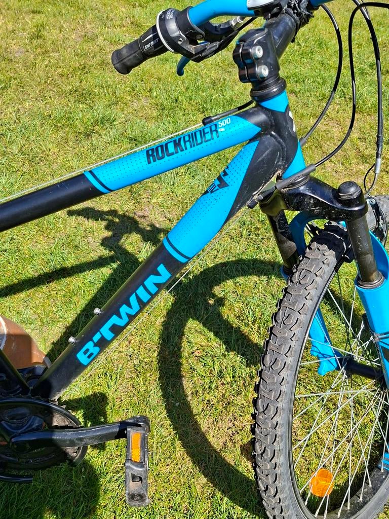 jongensfiets Rockrider 500, Fietsen en Brommers, Ophalen, Gebruikt, 24 inch, Versnellingen