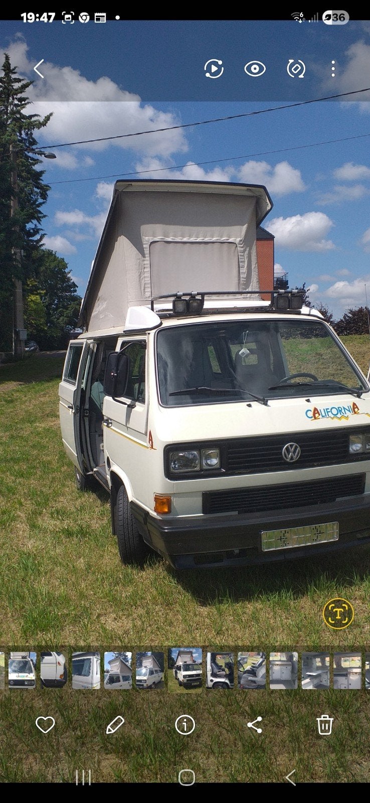 Vw t3 california, Particulier