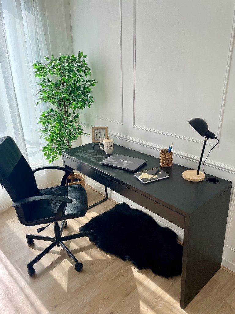 IKEA micke bureau en RENBERGET stoel, Ophalen, Zo goed als nieuw, IKEA