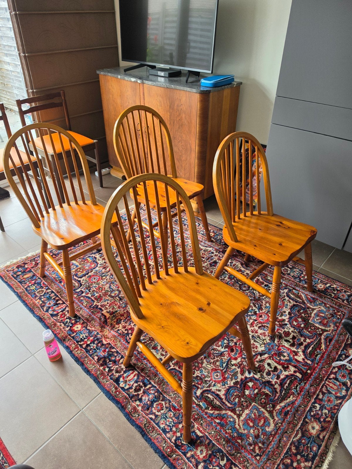 4 stoelen, Antiek en Kunst, Antiek | Meubels | Stoelen en Sofa's, Ophalen