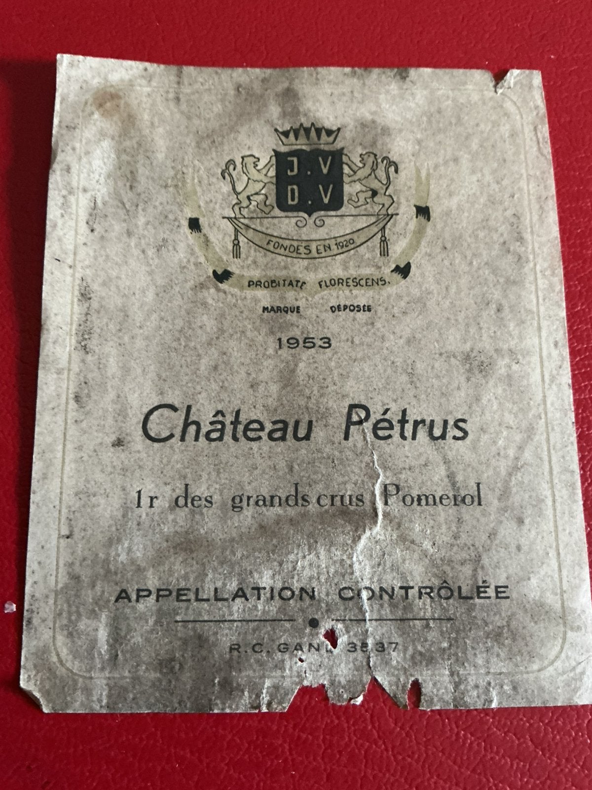 Château Petrus, Verzamelen, Ophalen