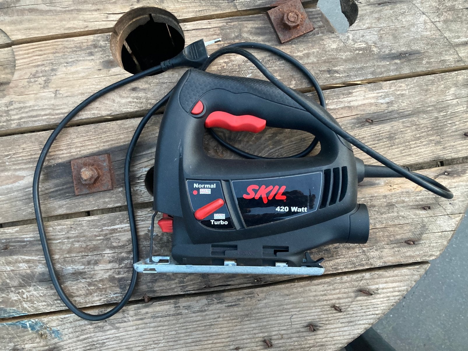 Decoupeerzaag Skill, Ophalen of Verzenden, Gebruikt, Minder dan 600 watt, Decoupeerzaag
