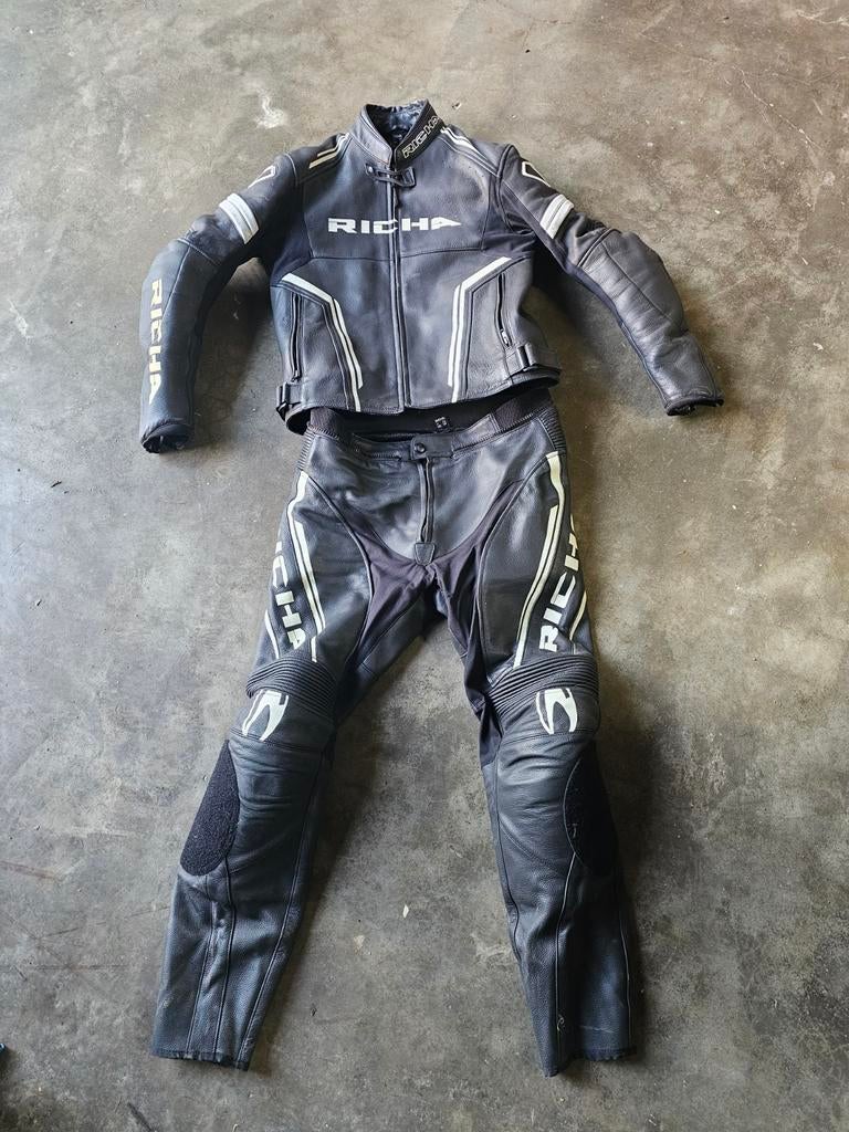 Richa leder motorpak / racepak in perfecte staat, Motoren, Ophalen, Richa, Tweedehands, Heren