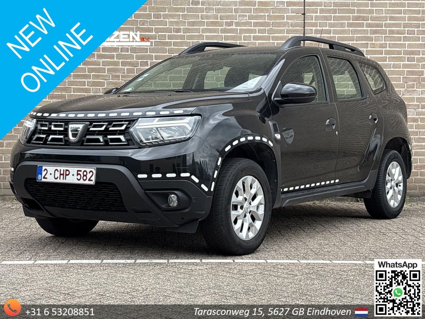 Dacia Duster 1.5 Blue dCi | € 8.200,- NETTO! | Airco | Cruis, Auto's, Dacia, Duster, Zwart, Bedrijf, SUV of Terreinwagen