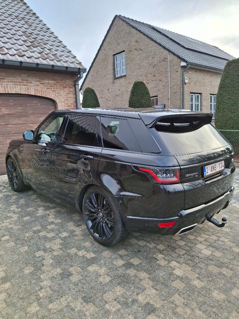Range rover sport hse hybride diesel bj 2021, Auto's, Euro 6, Zwart, Leder, Bruin