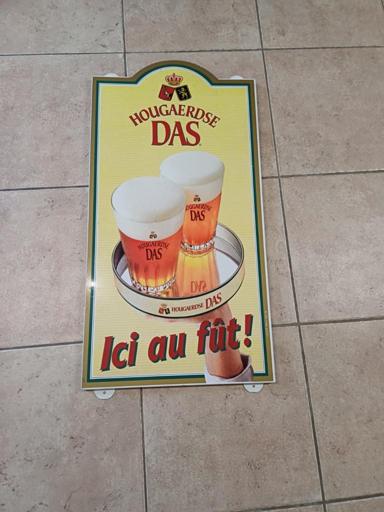 Reclame bord hoegaarden, Verzamelen, Ophalen of Verzenden