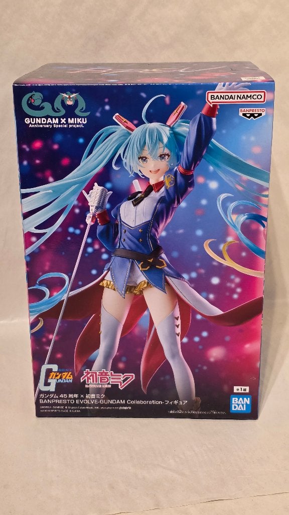 Gundam X Miku Banpresto Evolve Hatsune Miku Figuur, Ophalen of Verzenden, Nieuw, Mens