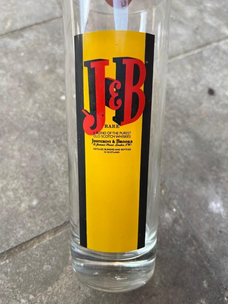 10 glazen J&B - scotch whisky, Verzamelen, Ophalen of Verzenden