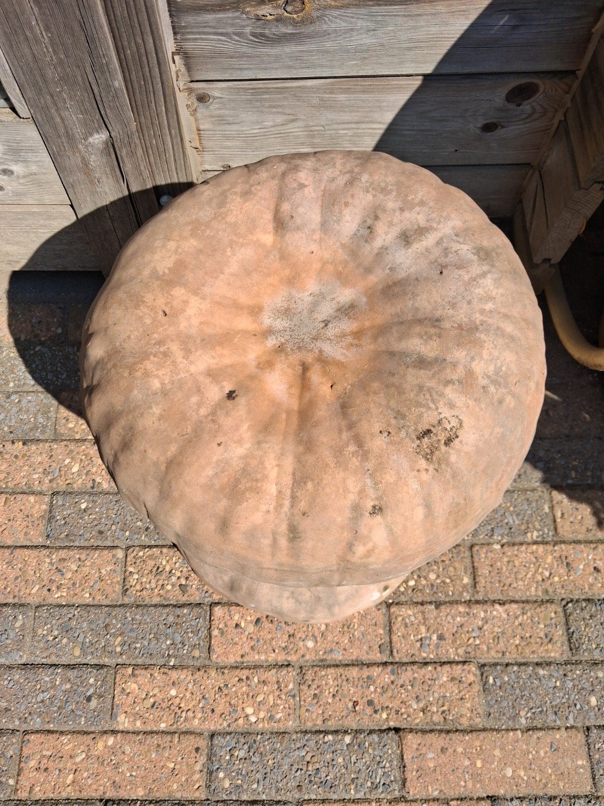 Vintage pumpkin in terracotta 45cm hoog en 35cm diameter, Ophalen