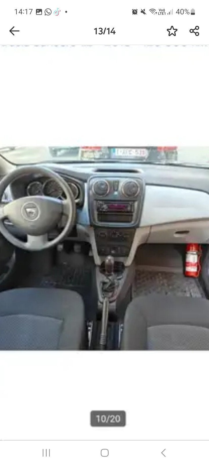 dacia sandero 1.2 essence prête à immatriculé, Autos, Achat, Boîte manuelle, 5 portes, 5 places