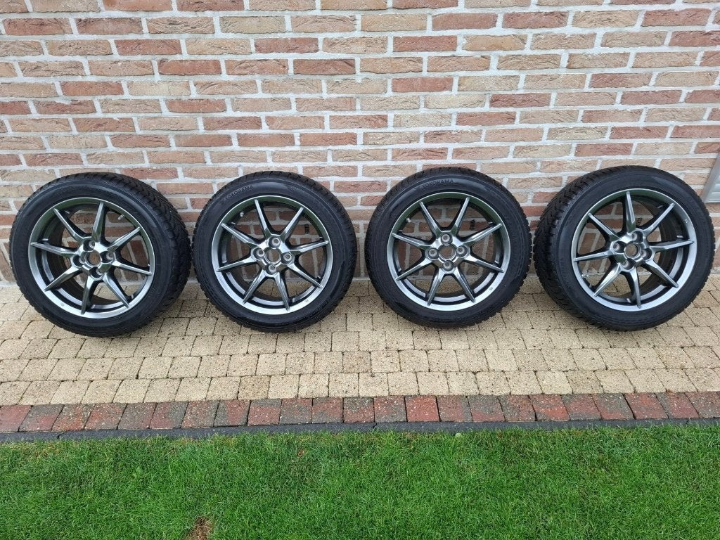Originele Alu Velgen met winterbanden voor MAZDA MX5, Ophalen, Gebruikt, Velg(en), 16 inch