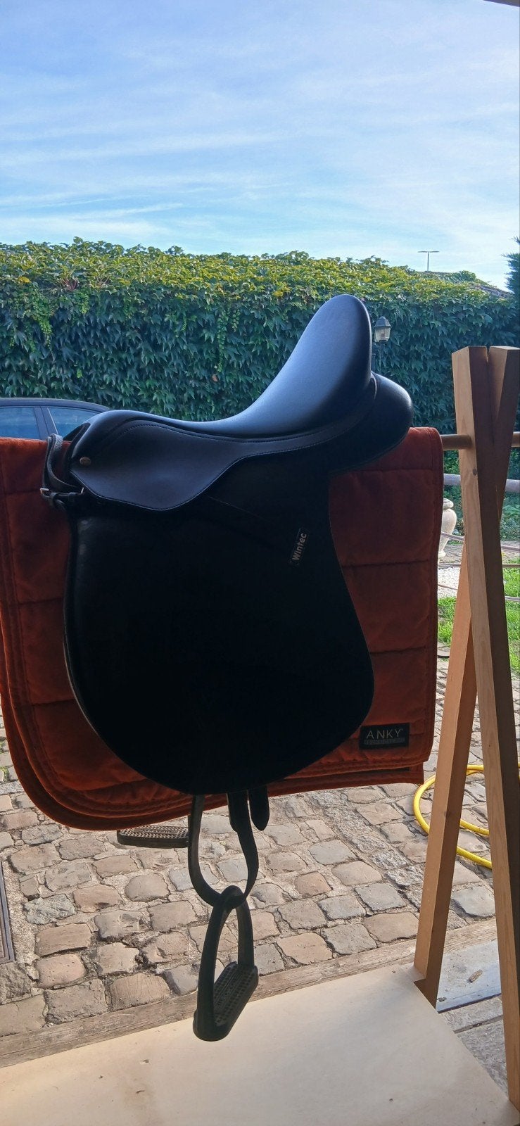 dresuurzadel 17 inc met dekje, Dieren en Toebehoren, Ophalen, Wintec, M (17 inch)