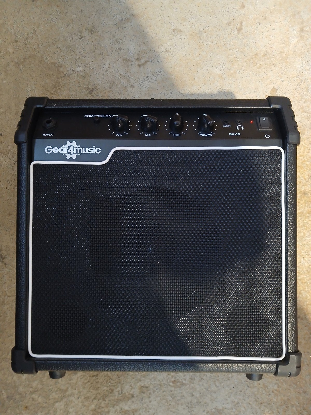 baffle guitare, Ophalen, Gitaar
