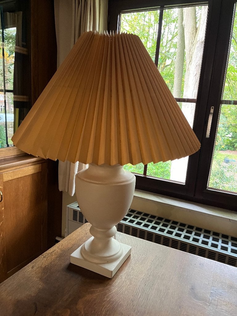 Lampe sur pied : vintage, design spécial, Autres culots, Vintage, Matériau naturel, Avec abat-jour