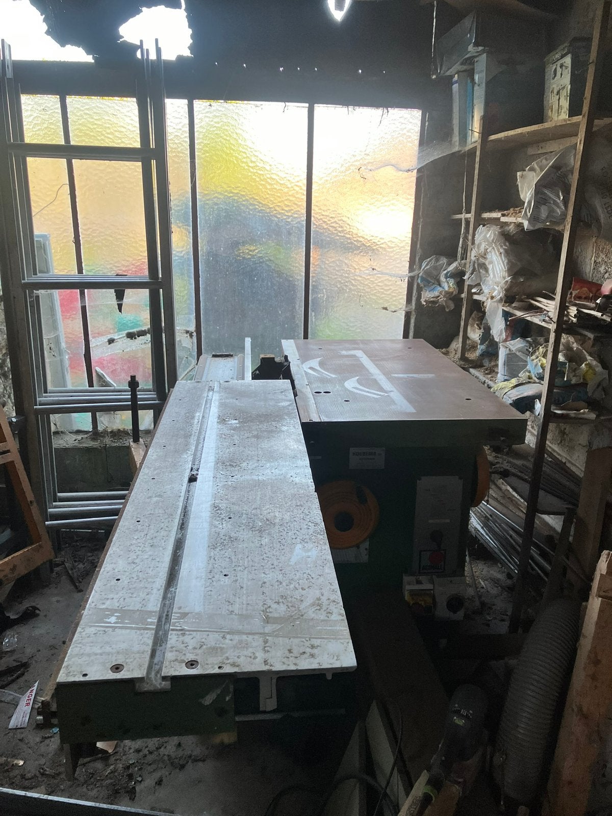 Paneelzaag, Enlèvement, Utilisé