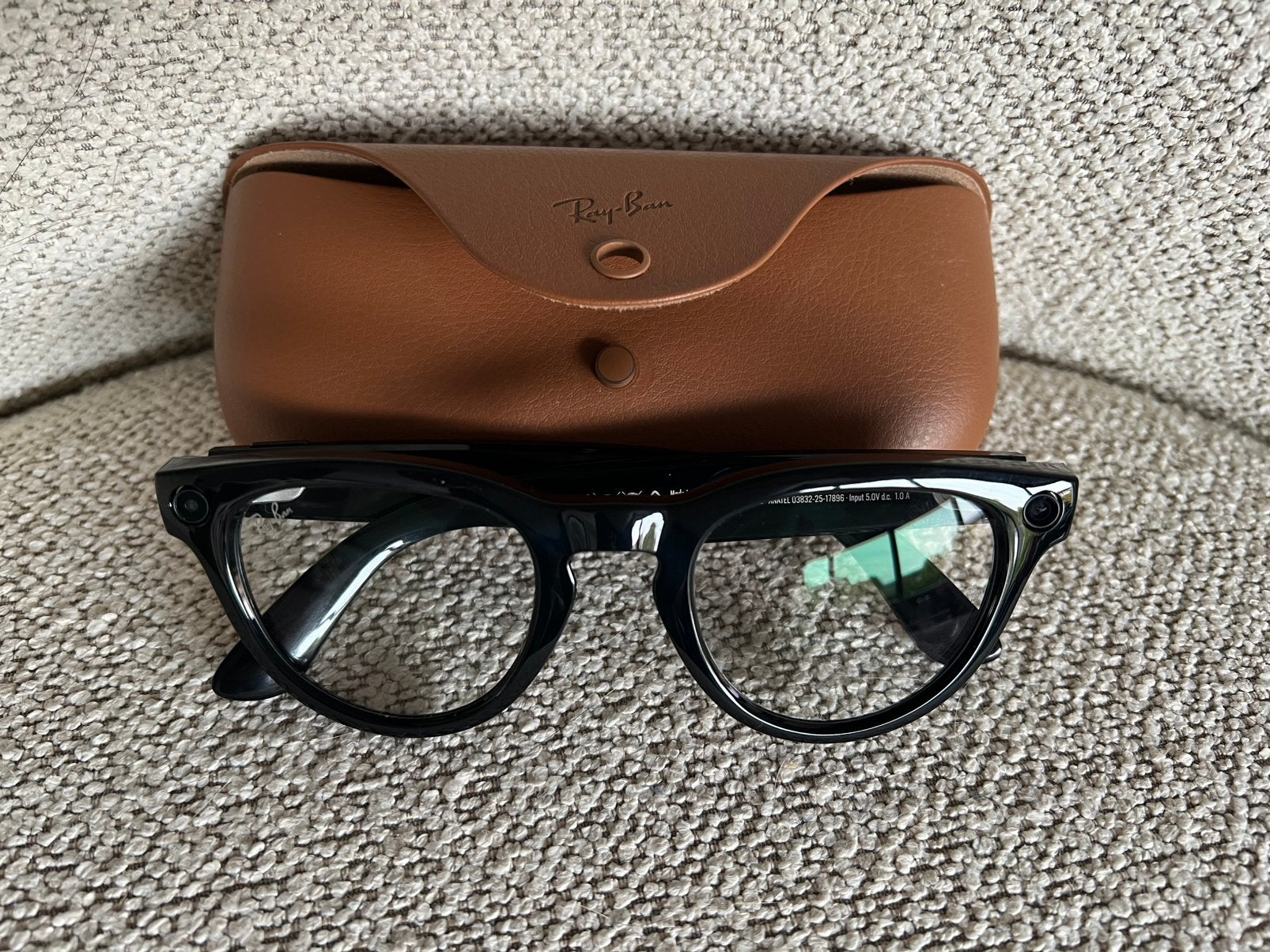 Ray Ban meta RW 4013 zwart montuur, Enlèvement ou Envoi, Comme neuf, Noir