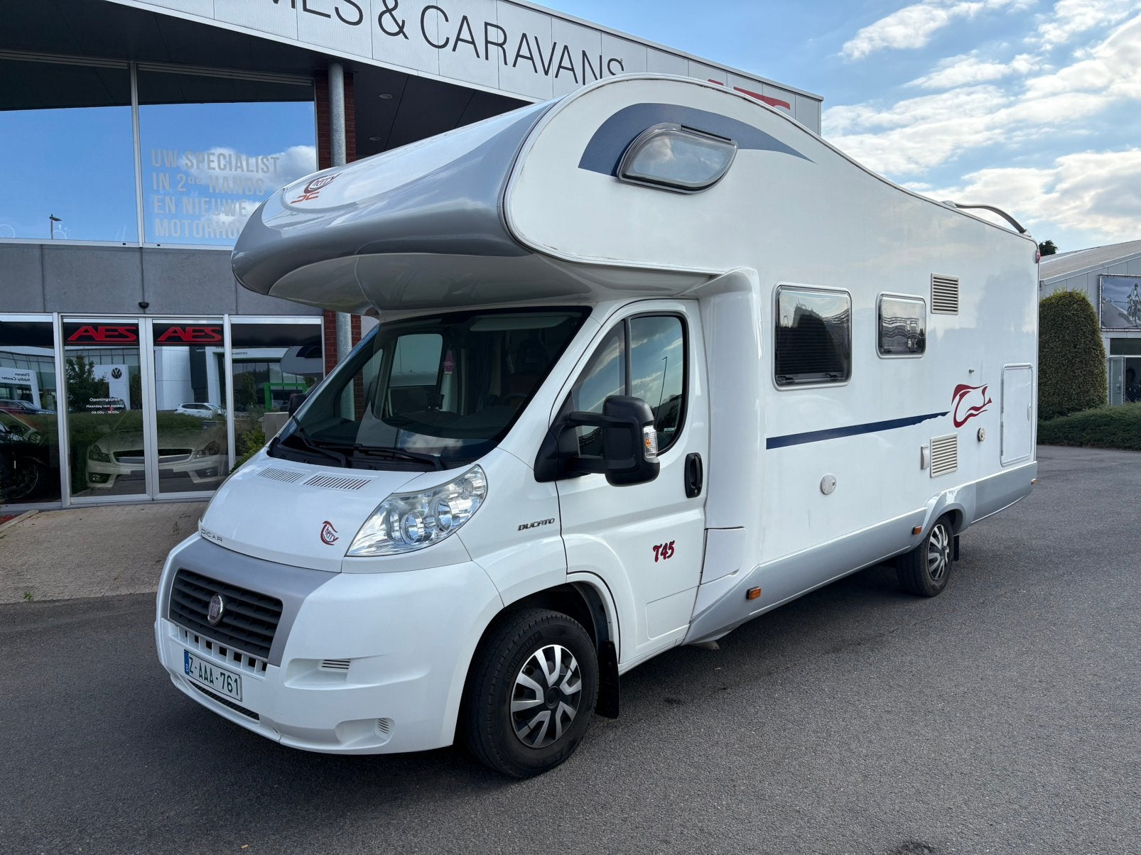 Giottline therry 745, Caravans en Kamperen, Mobilhomes, Bedrijf, Luifel